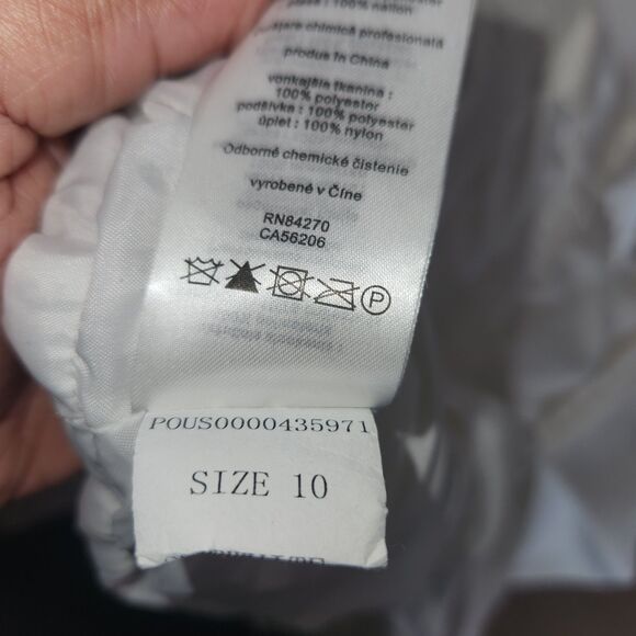 David's Bridal Pleated Strapless Wedding Dress Empire WaistSTYLE# WG3707Sz 10 - Picture 8 of 15